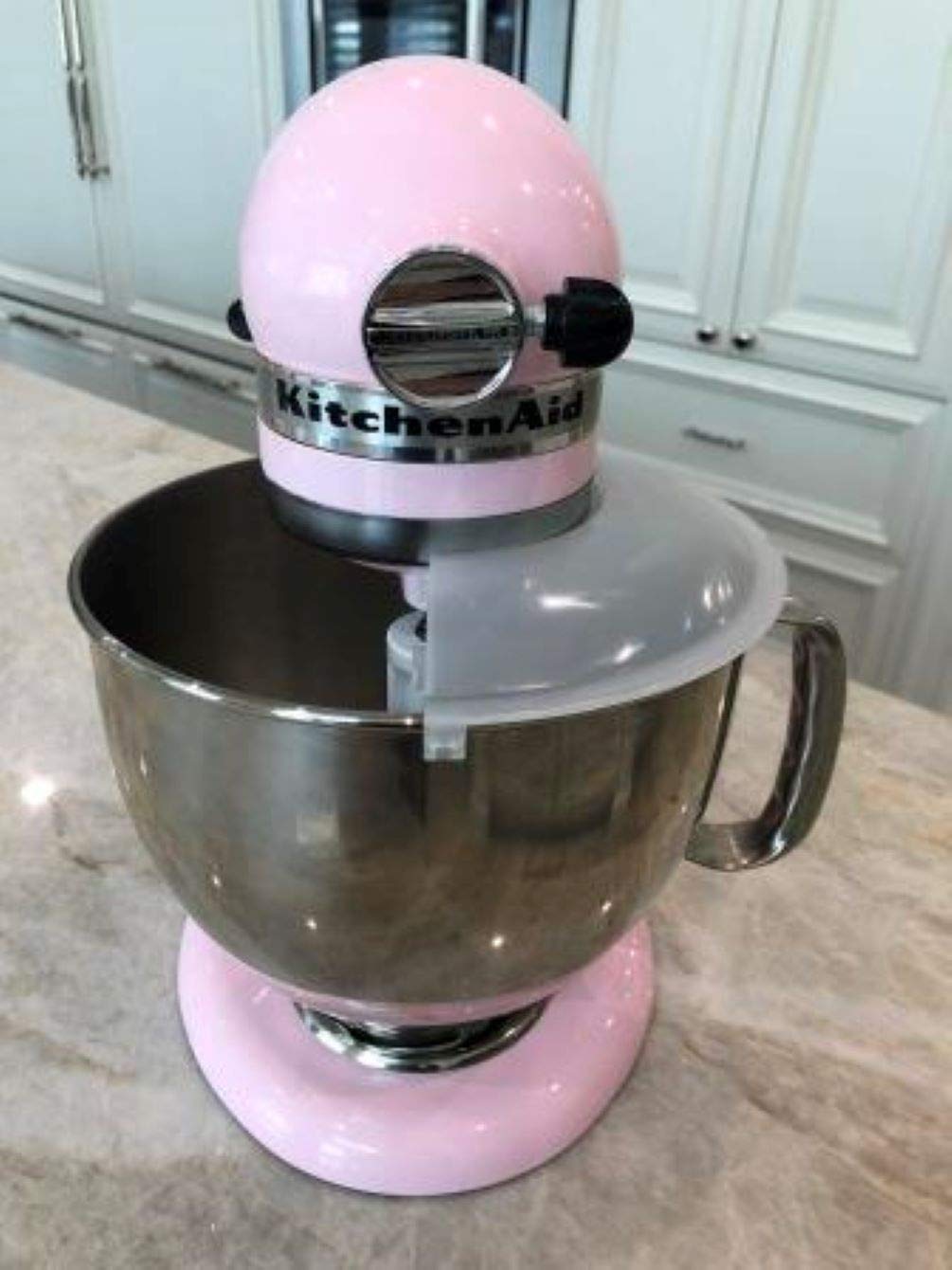 DR. ORGANIZER cover with ingredient door open for adding ingredients during mixing