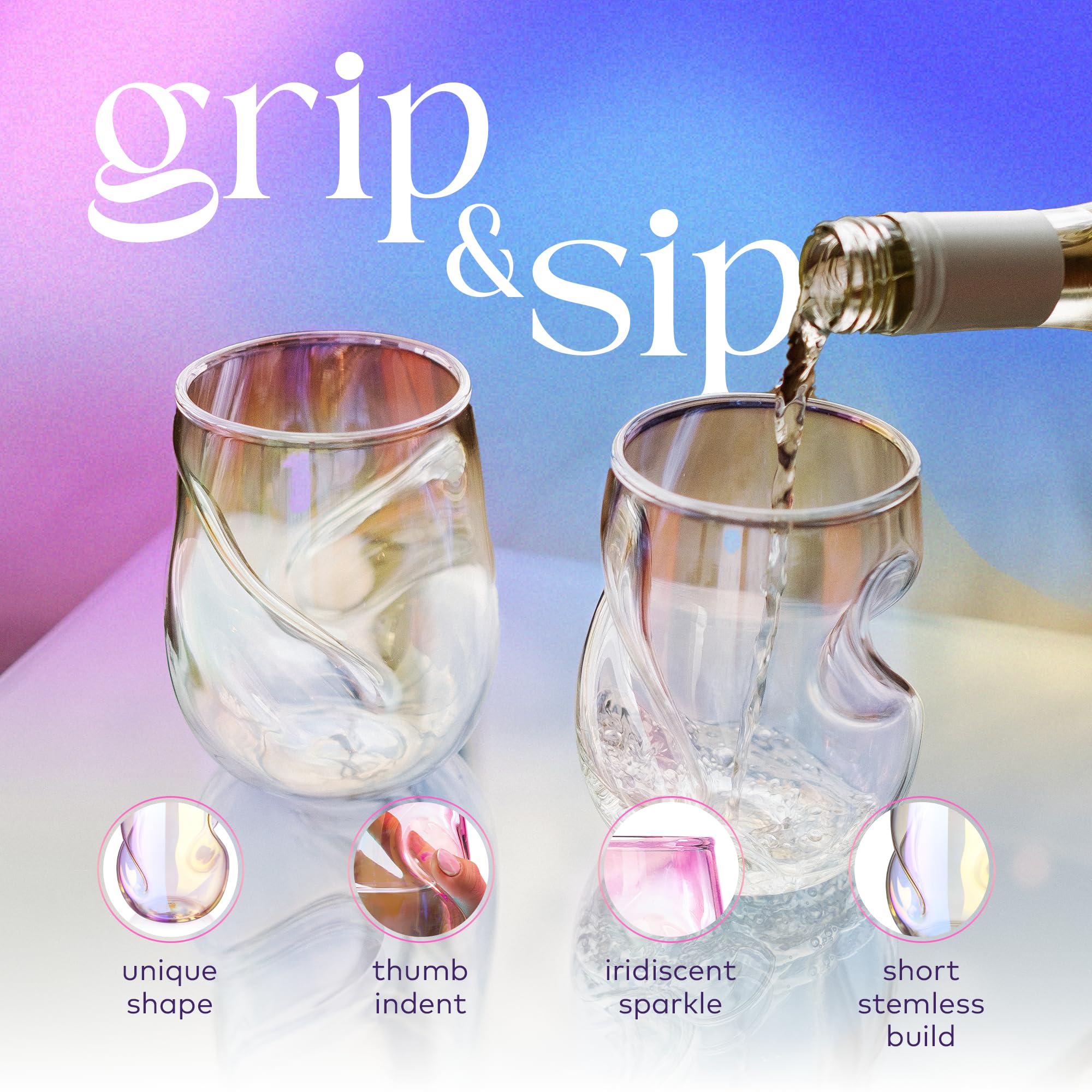 Dragon Glassware set of 2 arrives in luxury packaging ready to gift a wine lover.