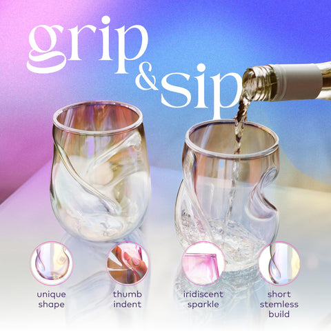 Dragon Glassware set of 2 arrives in luxury packaging ready to gift a wine lover.