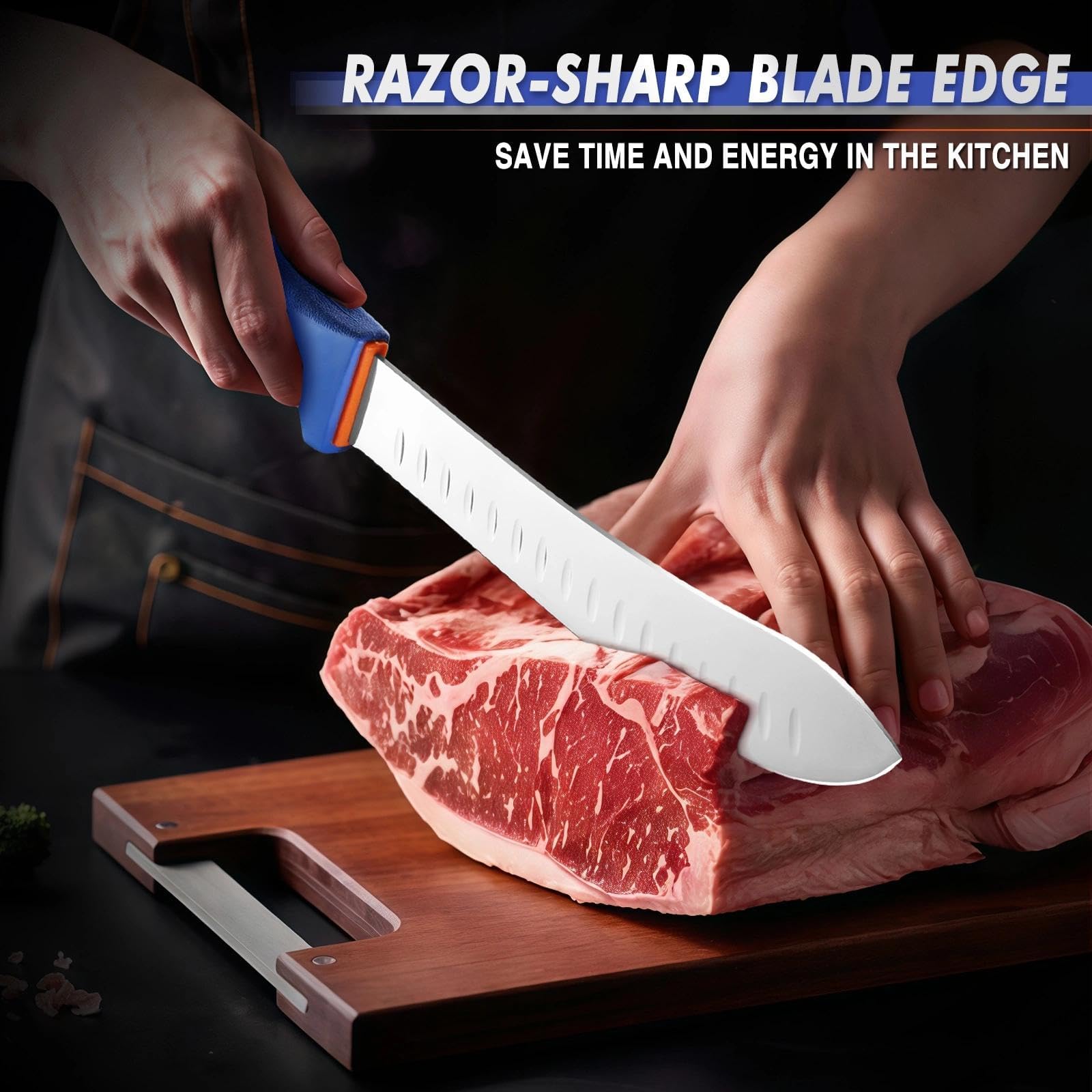 Dragon Riot 10-inch slicing knife ideal for even meat slices