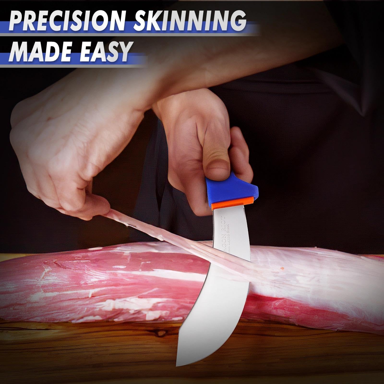 Dragon Riot knives stay stain resistant and are easy to wash after use.