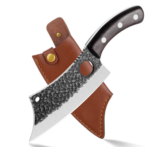 Dragon Riot Huusk Knife blade close-up showing sharp edge for precise slicing