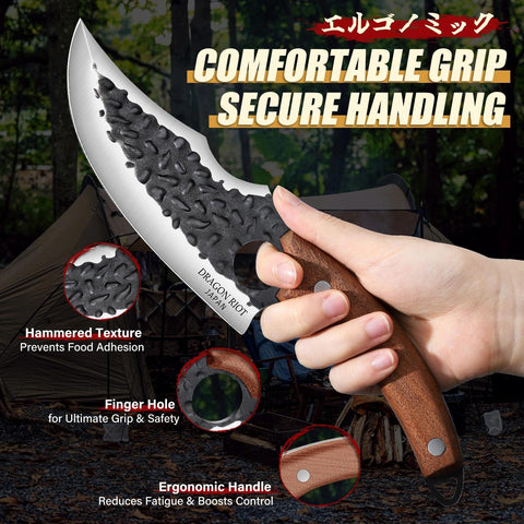 Dragon Riot Viking knife blade thickness stronger and durable steel