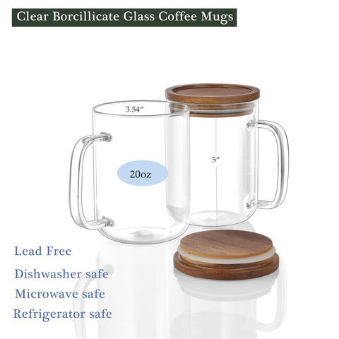 DRASTAR 20oz large mug ideal for coffee, latte, or iced drinks