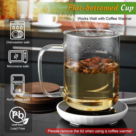 DRASTAR acacia wood lid mug keeps drinks warm and prevents spills