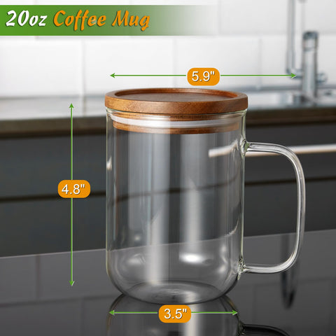 DRASTAR flat-bottom mug is dishwasher safe and easy to clean
