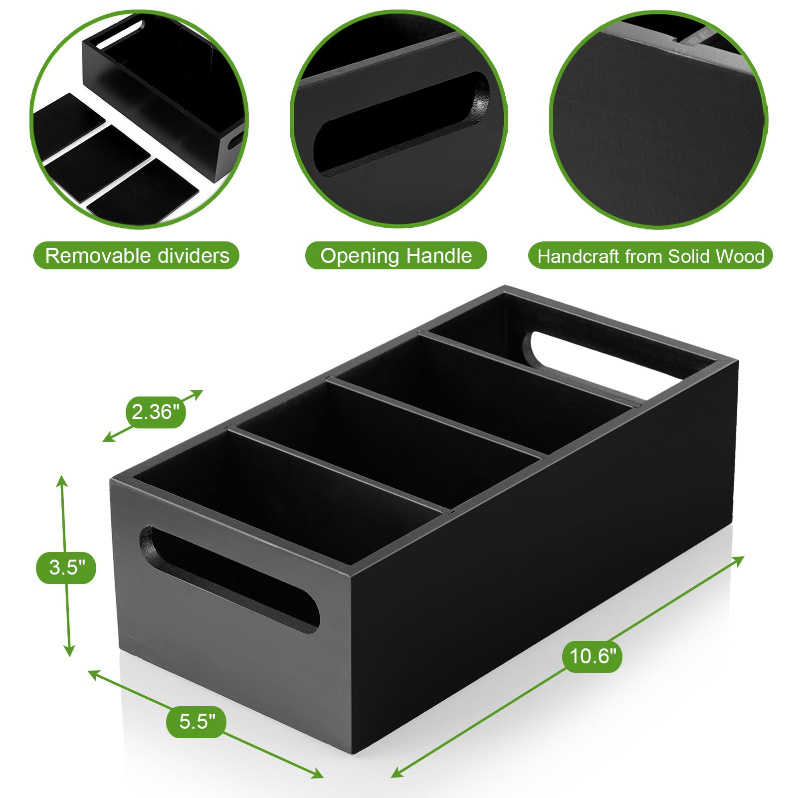 DRASTAR seasoning packet organizer with handles for simple pulling.
