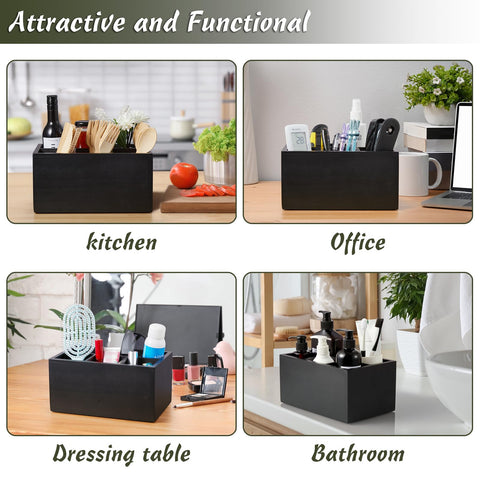 DRASTAR compact countertop caddy fits neatly into corners for easy access.