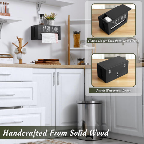 DRASTAR two mount options allow wall or countertop placement for kitchen organization.