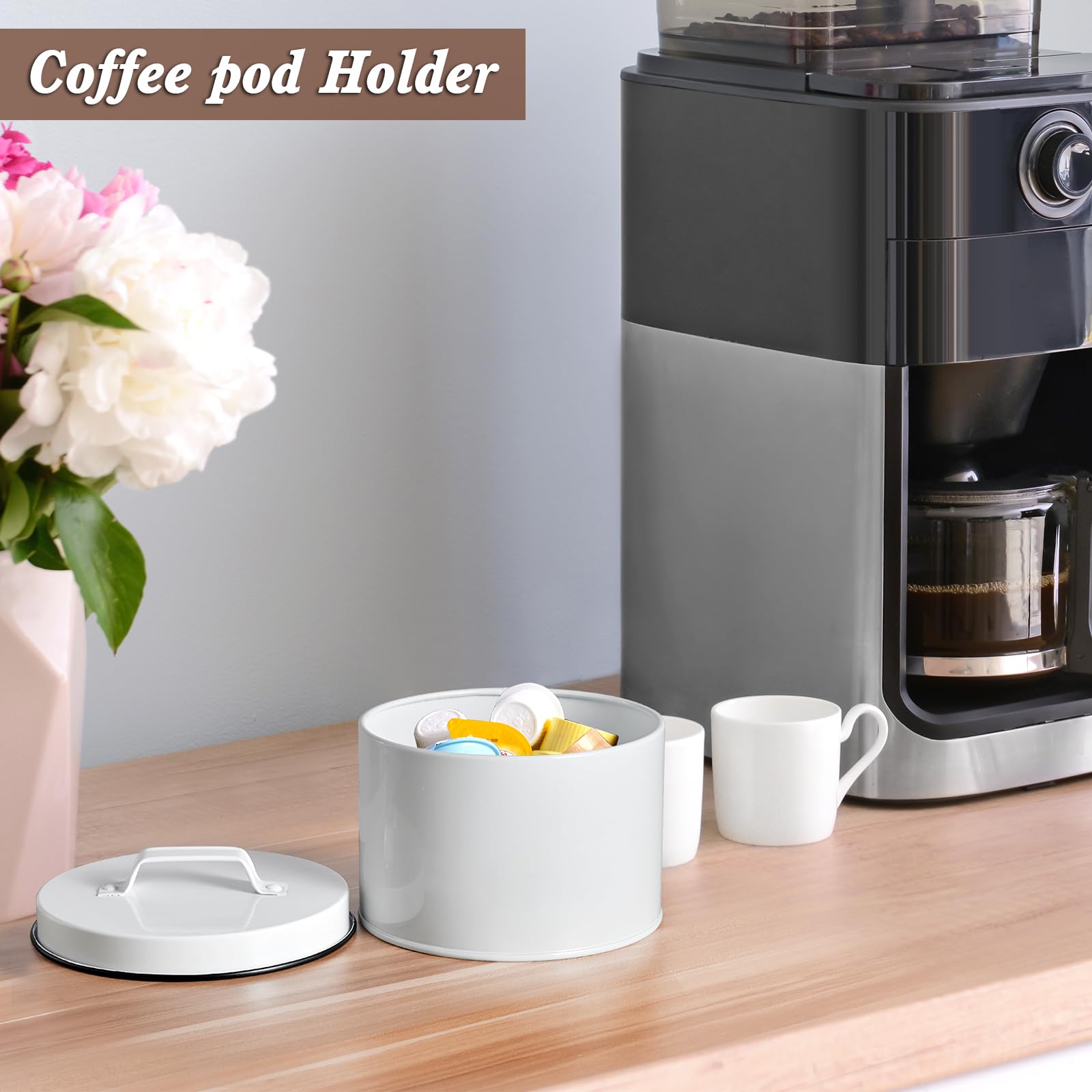 DRASTAR white coffee-bar decor offers a stylish gift idea.
