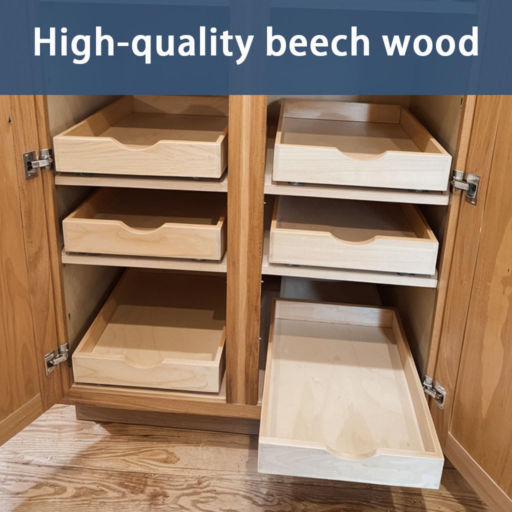 Draworia kitchen storage use-case showing organized drawers in a cabinet