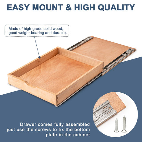 Draworia moisture-resistant coating on beechwood drawer for humid spaces