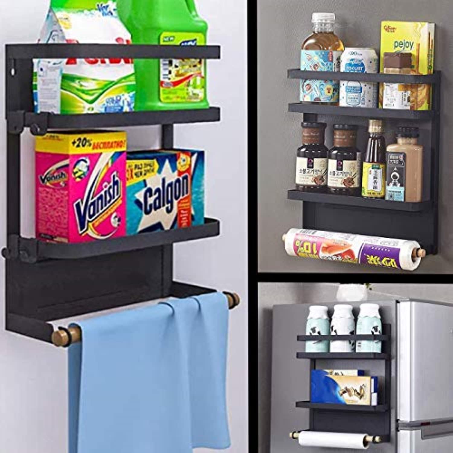 Dr.BeTree paper towel holder attachment keeps counters tidy.