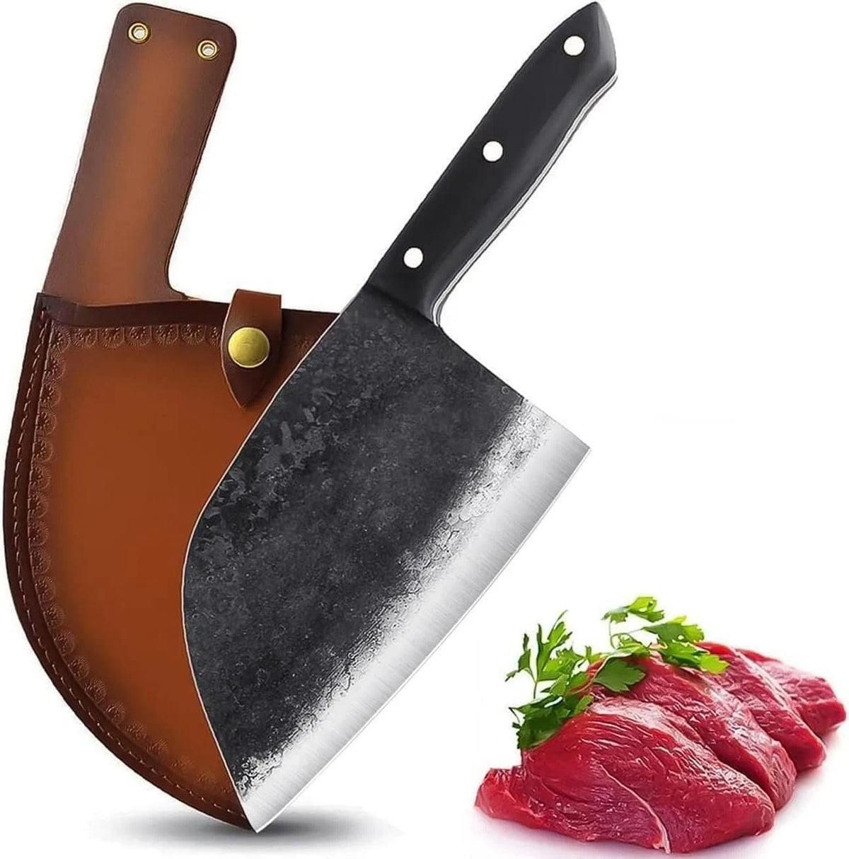 Dream Reach Almasi knife full-tang view highlighting robust blade and ergonomic handle.