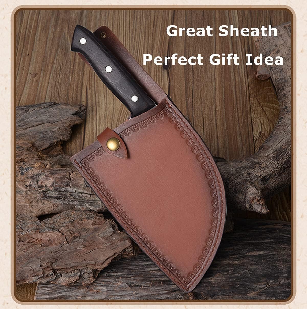 Dream Reach Almasi knife versatile for kitchen and butcher tasks.