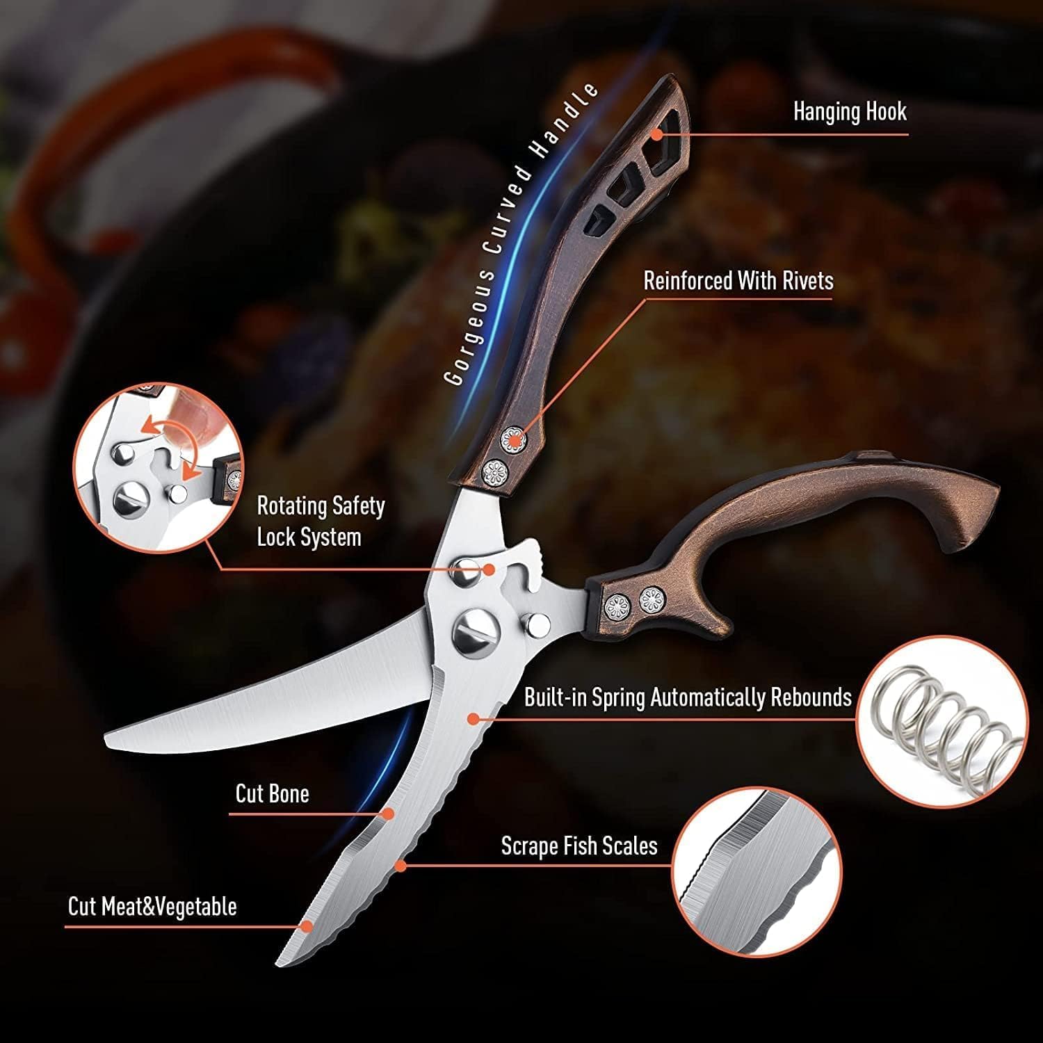 Dream Reach ergonomic seahorse-arc handle for comfortable grip and safe handling.
