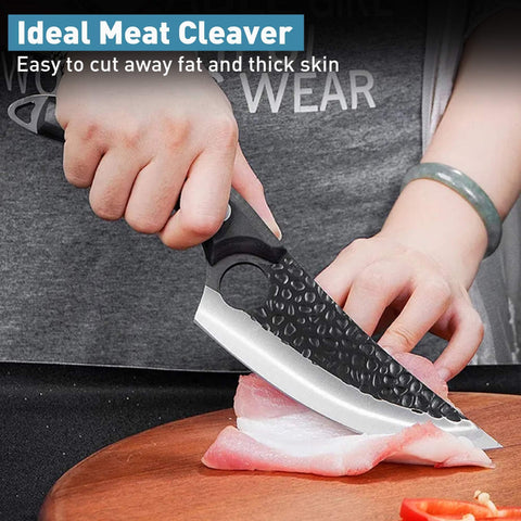 Dream Reach Huusk Viking Knife with leather sheath for outdoor portability.