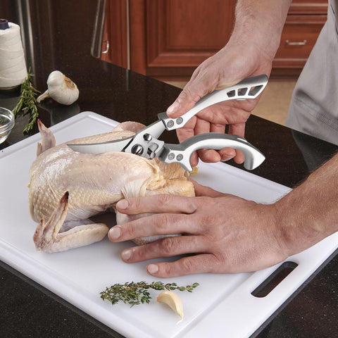 Dream Reach kitchen scissors with ergonomic seahorse-arc handles for comfortable grip