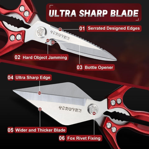 Dream Reach Poultry-focused shears show disarticulation-ready joints with precise cuts.