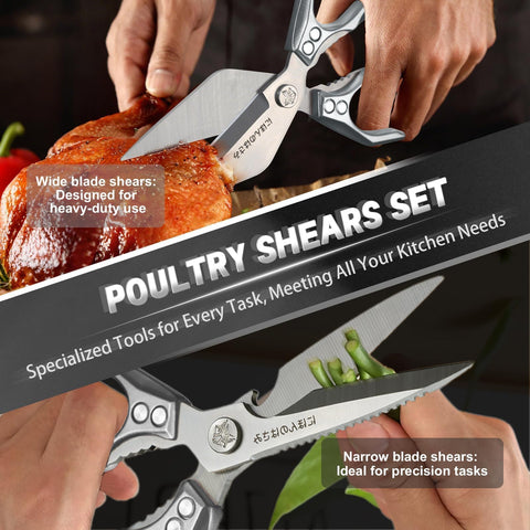 Dream Reach poultry shears heavy-duty blades for bone cutting