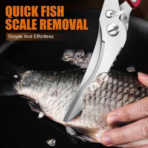 Dream Reach spring loaded poultry shears reduce hand fatigue during repeated cuts.
