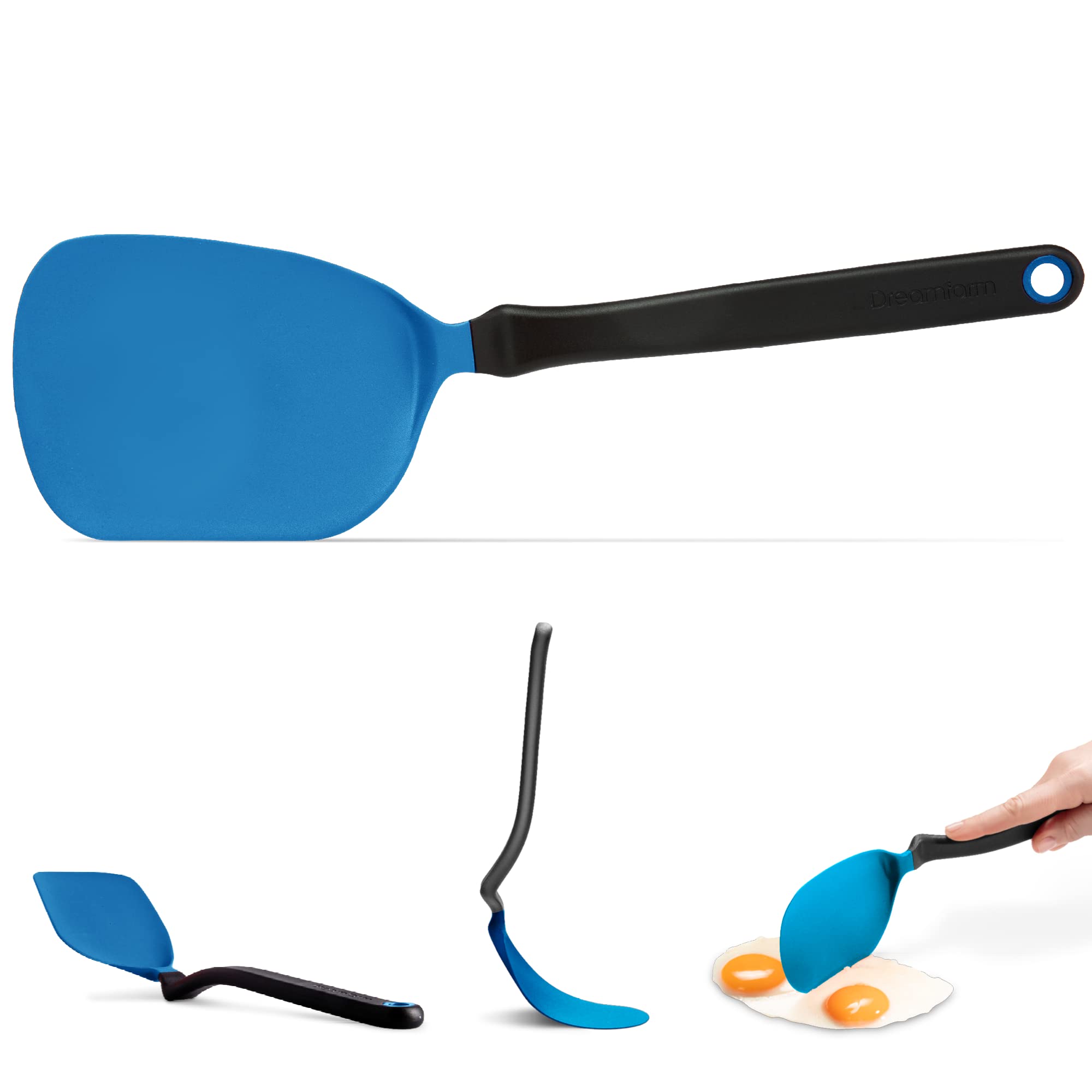 Dreamfarm Chopula durable nylon suitable for non-stick surfaces and daily use.