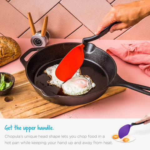 Dreamfarm Chopula heat-resistant nylon endures high temperatures up to 250°C.