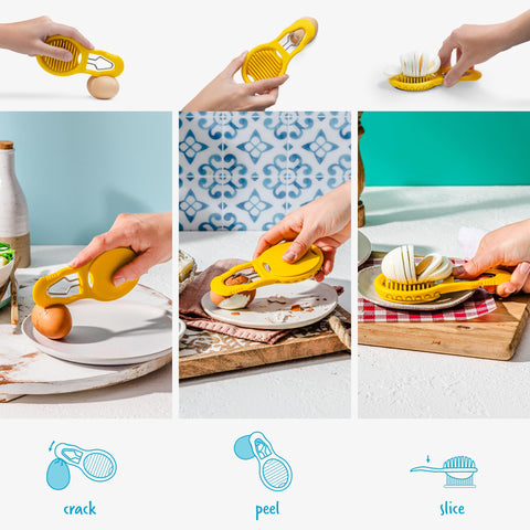 Dreamfarm Eggler compact design fits small kitchens and stores flat