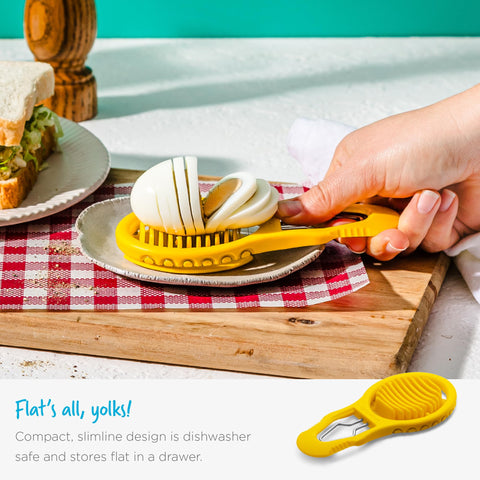 Dreamfarm Eggler easy-peel-action supports clean, consistent peeling results