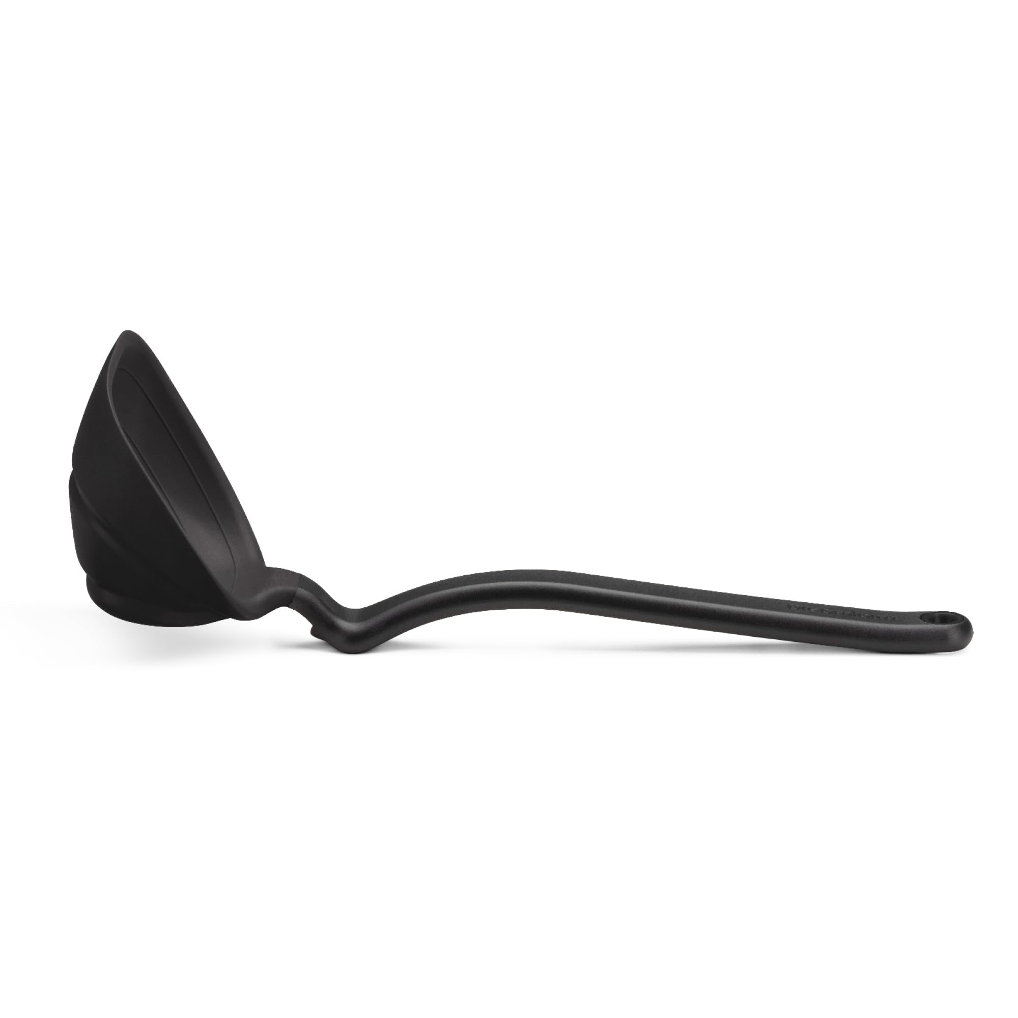 Dreamfarm Fladle fold-flat head saves space while stirring soups.