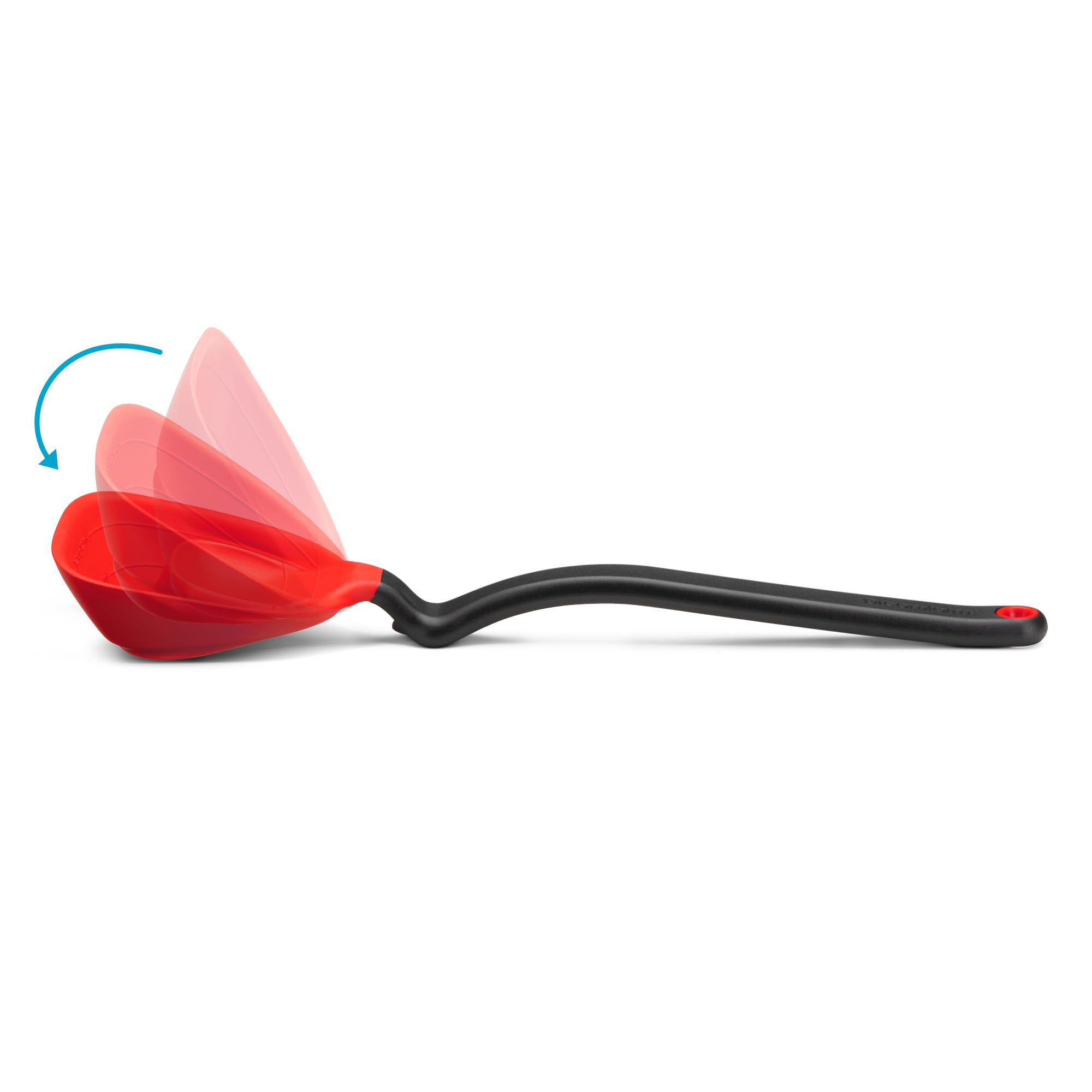 Dreamfarm Fladle resists heat up to 260°C for hot liquids.