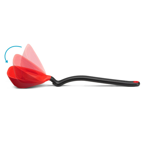 Dreamfarm Fladle resists heat up to 260°C for hot liquids.