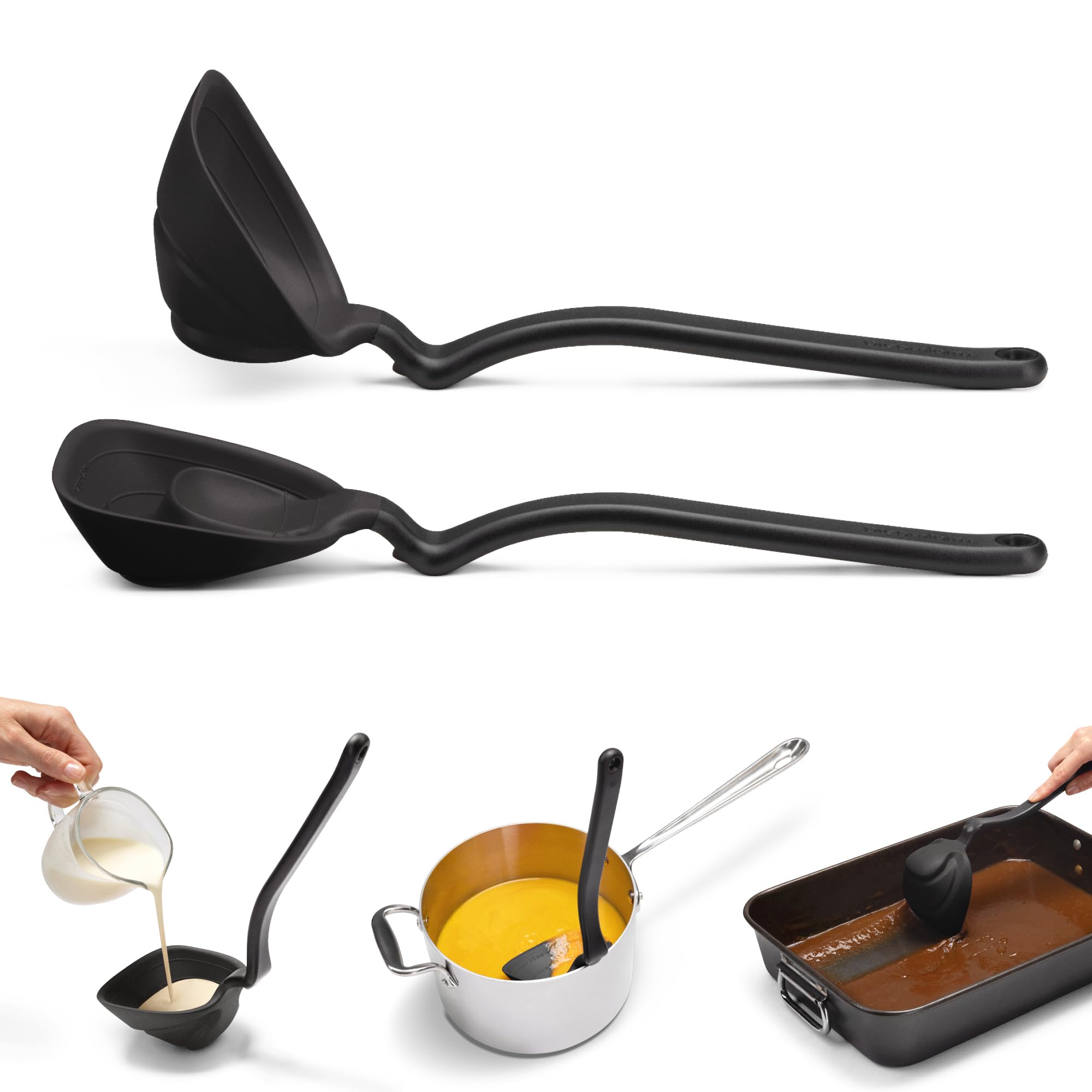 Dreamfarm Fladle silicone scraping tip extracts every last drop.