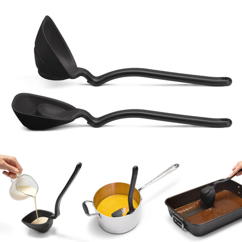 Dreamfarm Fladle silicone scraping tip extracts every last drop.