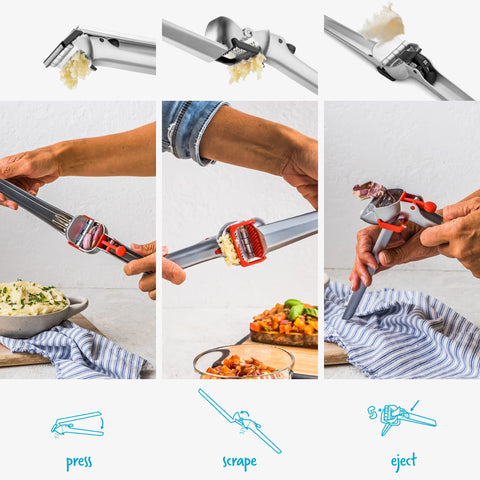Dreamfarm Garject self-cleaning design rinses easily after use