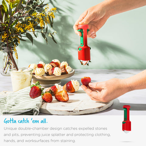 Dreamfarm Hullapit Australian design from Brisbane for everyday fruit prep.