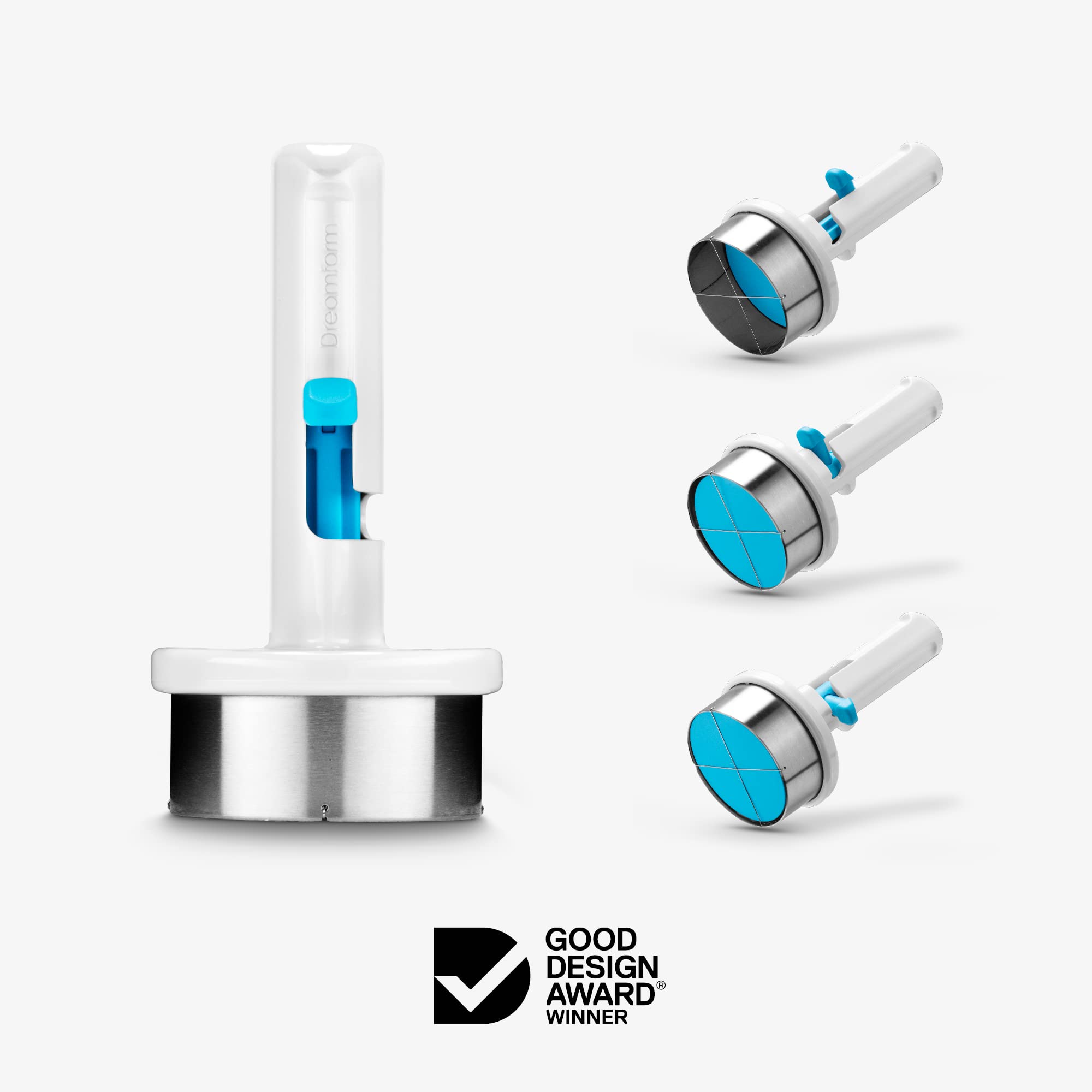Dreamfarm Icepo ergonomic grip for comfortable scooping sessions.