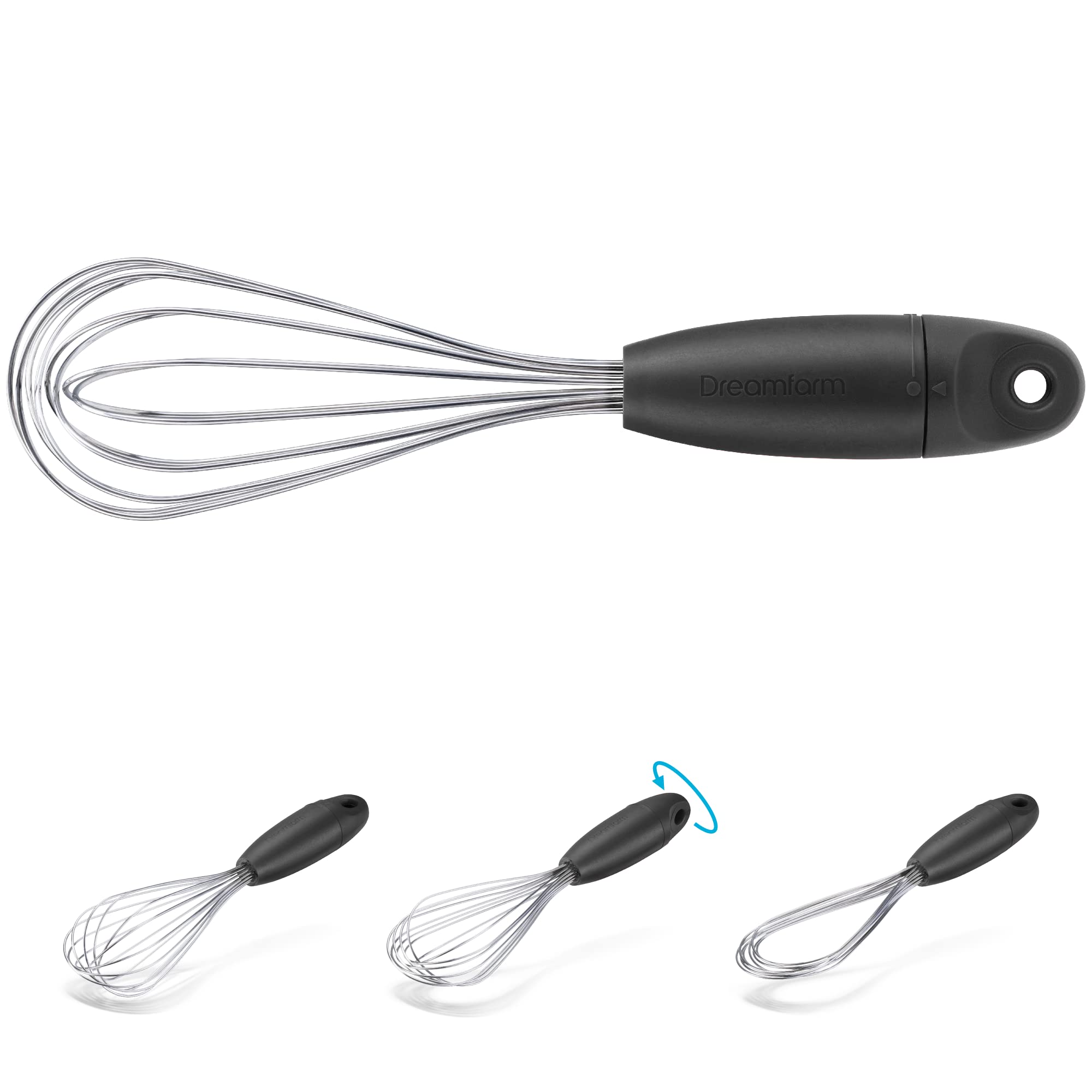 Dreamfarm Mini Flisk flat deglazing whisk for pan sauces