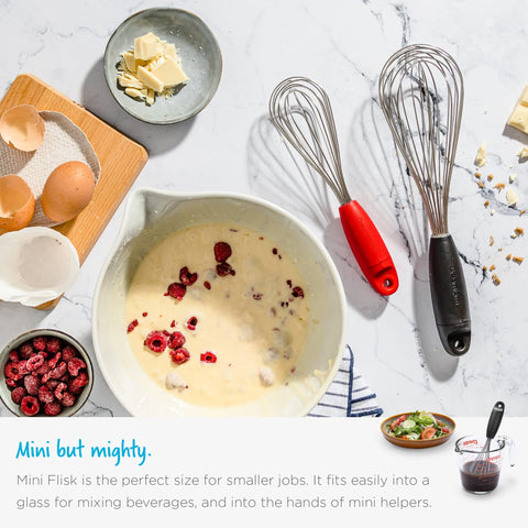 Dreamfarm Mini Flisk versatile tool for whipping and deglazing