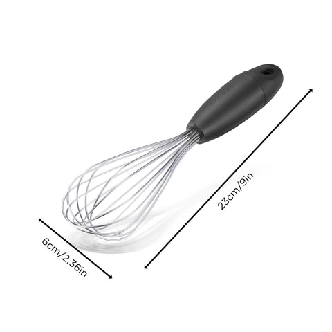 Dreamfarm Mini Flisk sauce whisk ideal for shallow liquids