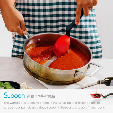 Dreamfarm Mini Supoon teaspoon-version helps measure and scoop small additions