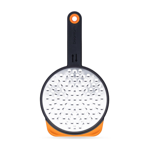 Dreamfarm Ograte two-sided grater delivers fast, versatile coarse grating for vegetables.
