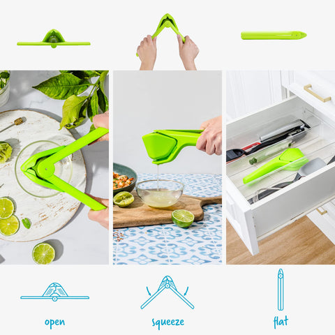 Authentic Dreamfarm branding on Lime Fluicer