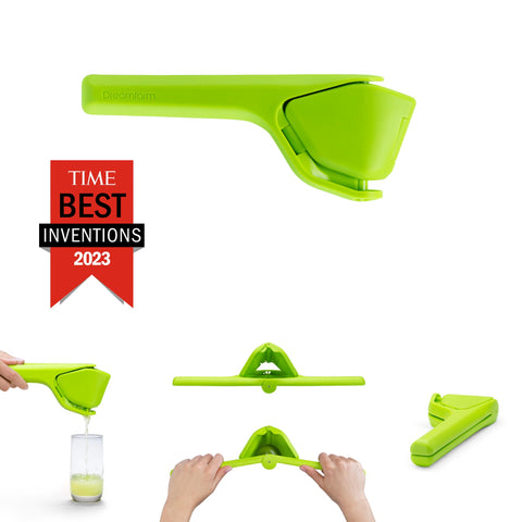 Lime Fluicer demonstrates ergonomic leverage during juicing