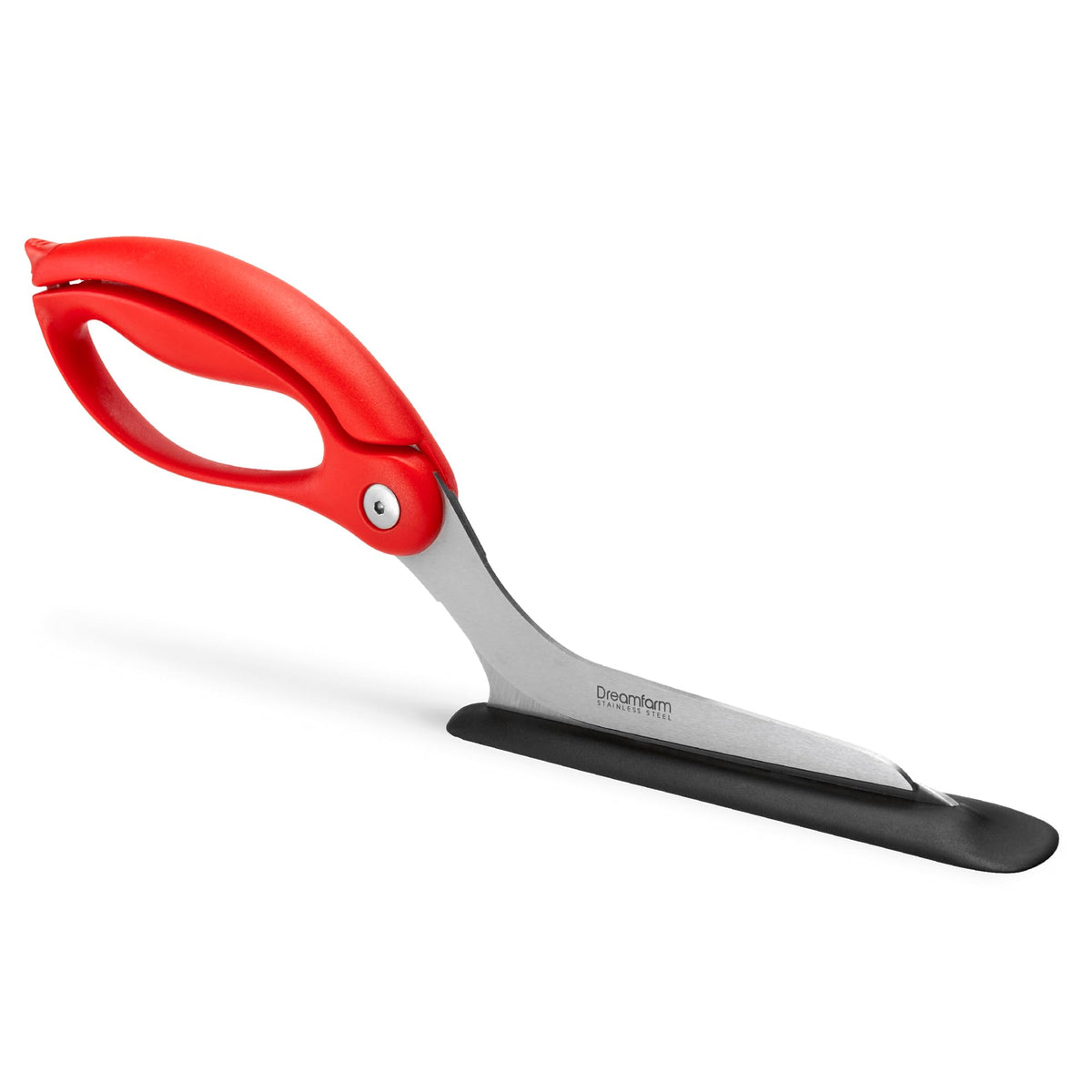 Dreamfarm Scizza ergonomic handle provides comfortable, precise control for easy pizza slicing