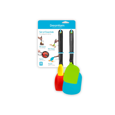 Dreamfarm Set-essentials kitchen-utensils highlight versatile non-stick-friendly performance