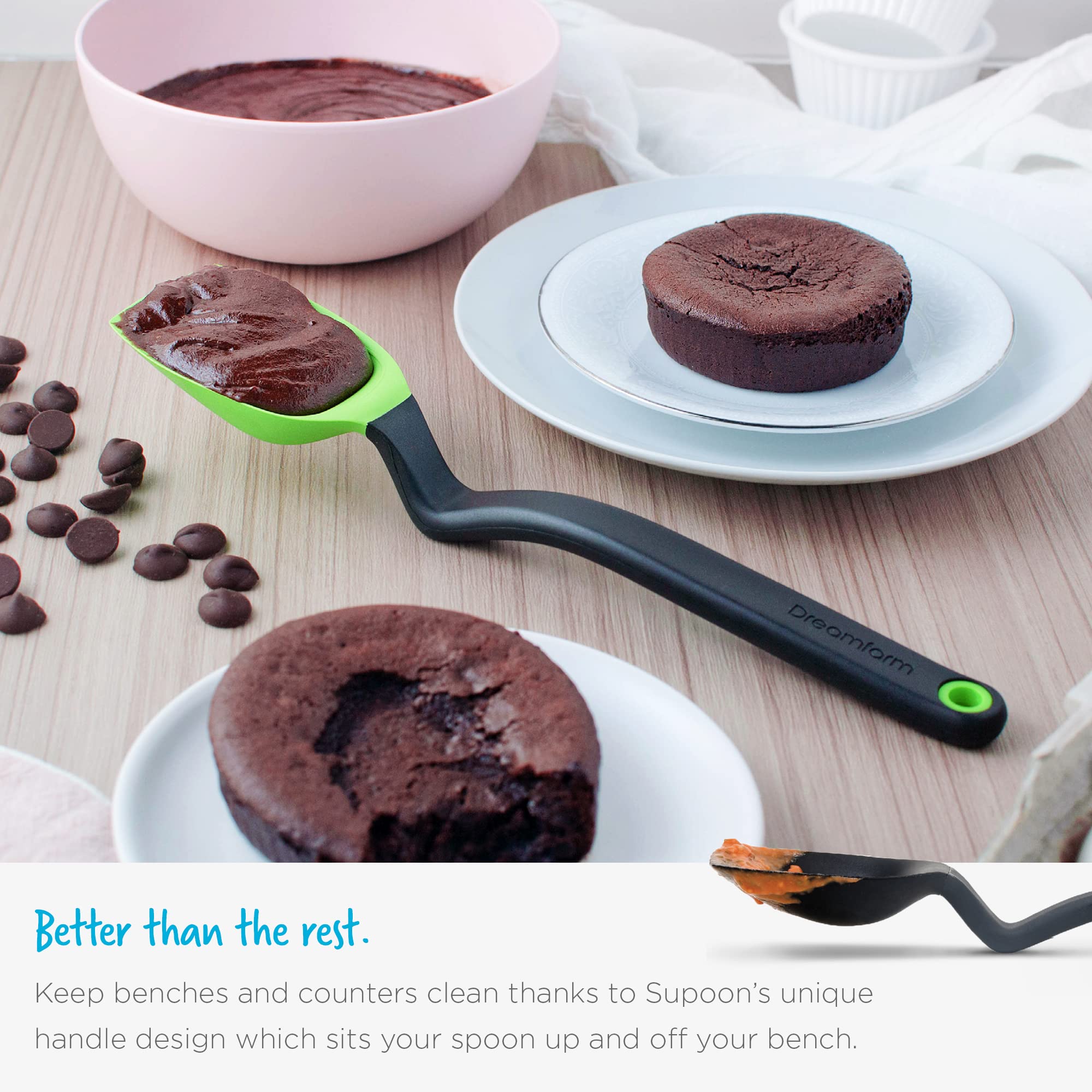 Dreamfarm Supoon non-stick friendly design protects cookware
