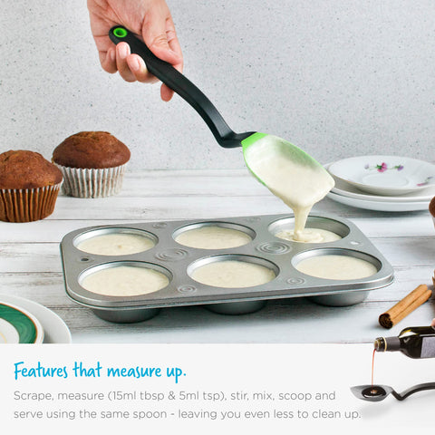 Dreamfarm Supoon doubles as a practical serving and stirring tool