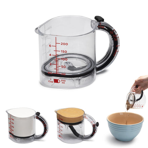 Dreamfarm Upcup shows 1/2 cup indication for precise portions