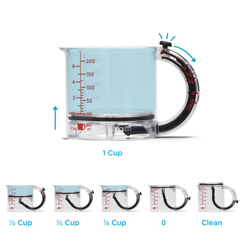 Dreamfarm Upcup resists heat up to 100°C for hot ingredients